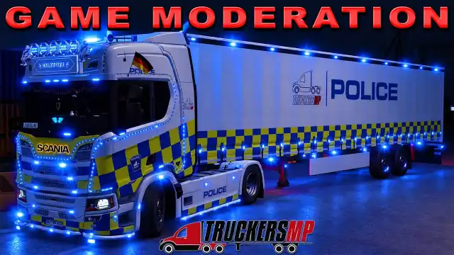 Vorschaubild: Erst kleiner Konvoi, danach mehrere Runden auf Streife 🚛 TruckersMP SIM1