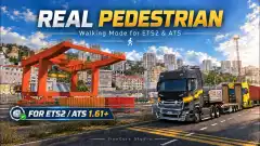 Vorschaubild: Wir schauen uns ein ETS2-Plugin an mit Frachten, echtem Herumlaufen, Aussteigen usw. | ETS2 MOD
